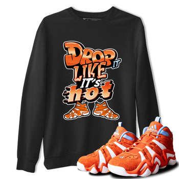 Crazy 8 Team Orange shirt to match jordans Drop It Like It's Hot sneaker tees Adidas Crazy 8 Team Orange SNRT Sneaker Release Tees Unisex Black 1 T-Shirt
