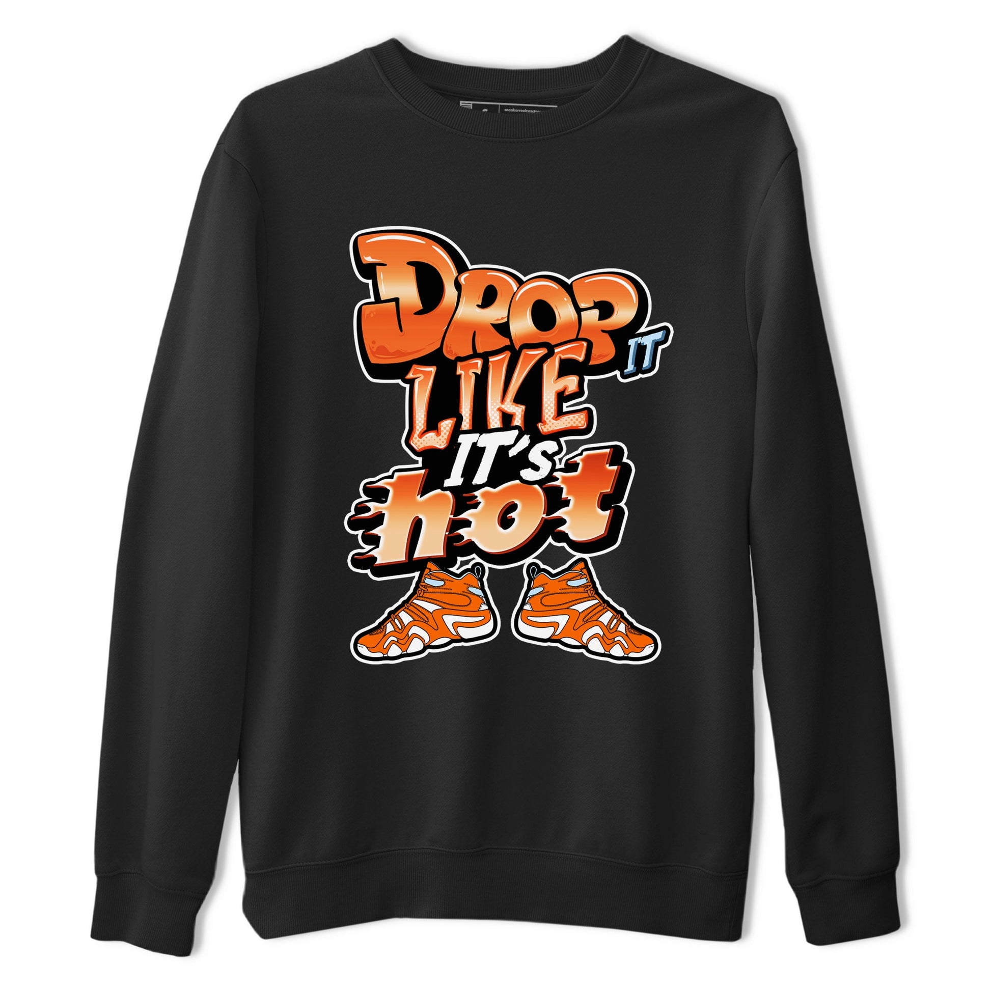 Crazy 8 Team Orange shirt to match jordans Drop It Like It's Hot sneaker tees Adidas Crazy 8 Team Orange SNRT Sneaker Release Tees Unisex Black 2 T-Shirt
