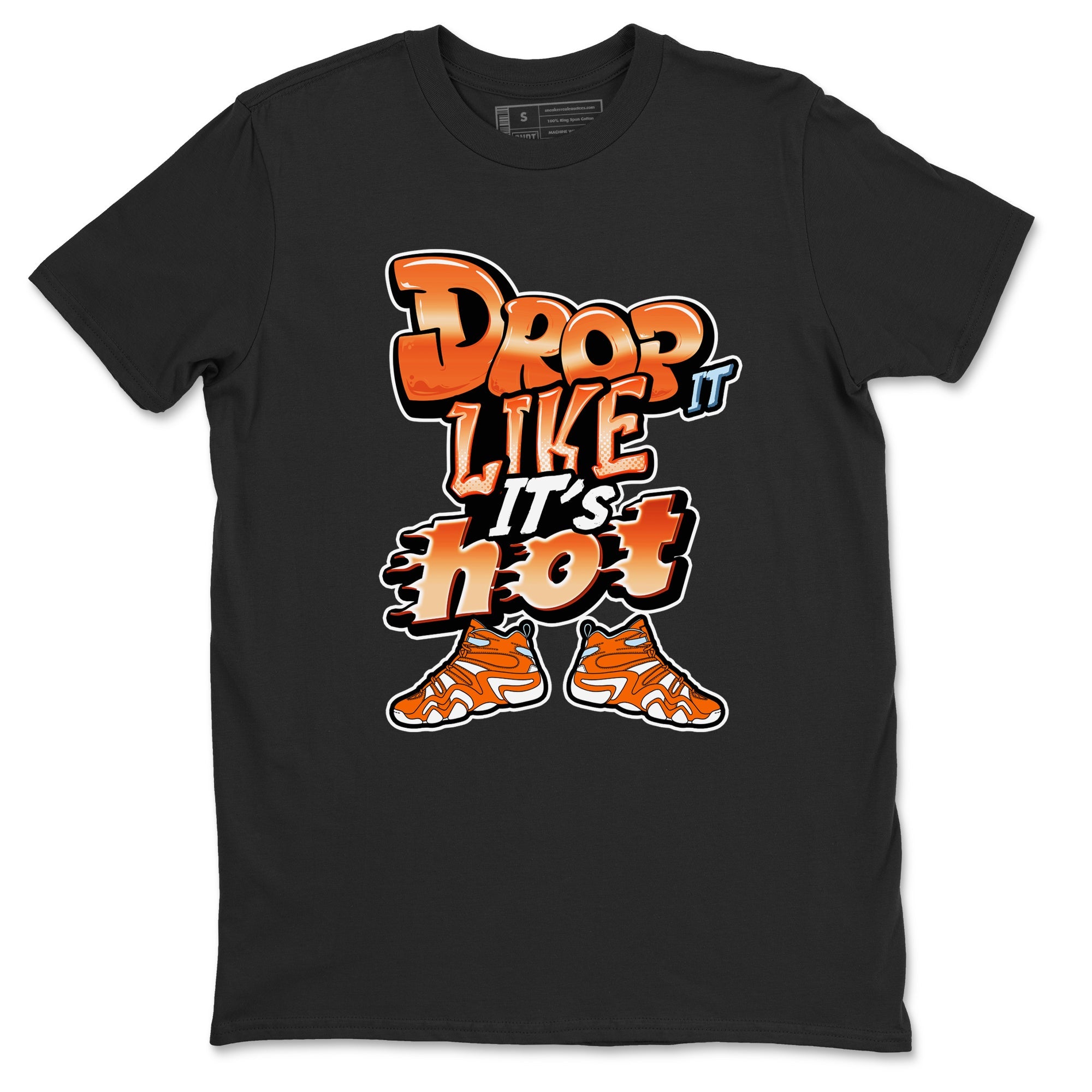 Crazy 8 Team Orange shirt to match jordans Drop It Like It's Hot sneaker tees Adidas Crazy 8 Team Orange SNRT Sneaker Release Tees Unisex Black 2 T-Shirt