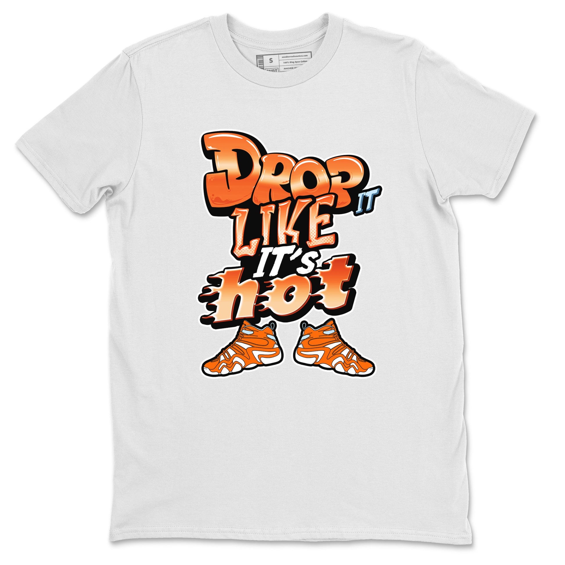 Crazy 8 Team Orange shirt to match jordans Drop It Like It's Hot sneaker tees Adidas Crazy 8 Team Orange SNRT Sneaker Release Tees Unisex White 2 T-Shirt