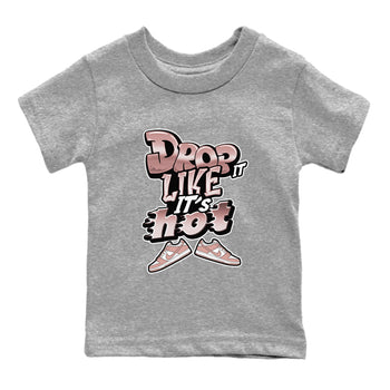Dunk Rose Whisper shirt to match jordans Drop It Like It's Hot sneaker tees Nike Dunk LowRose Whisper SNRT Sneaker Release Tees Baby Toddler Heather Grey 2 T-Shirt
