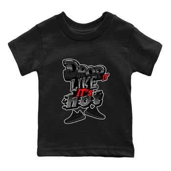Yeezy 350 Bred shirt to match jordans Drop It Like It's Hot sneaker tees Adidas Yeezy Boost V2 350 Bred SNRT Sneaker Release Tees Baby Toddler Black 2 T-Shirt