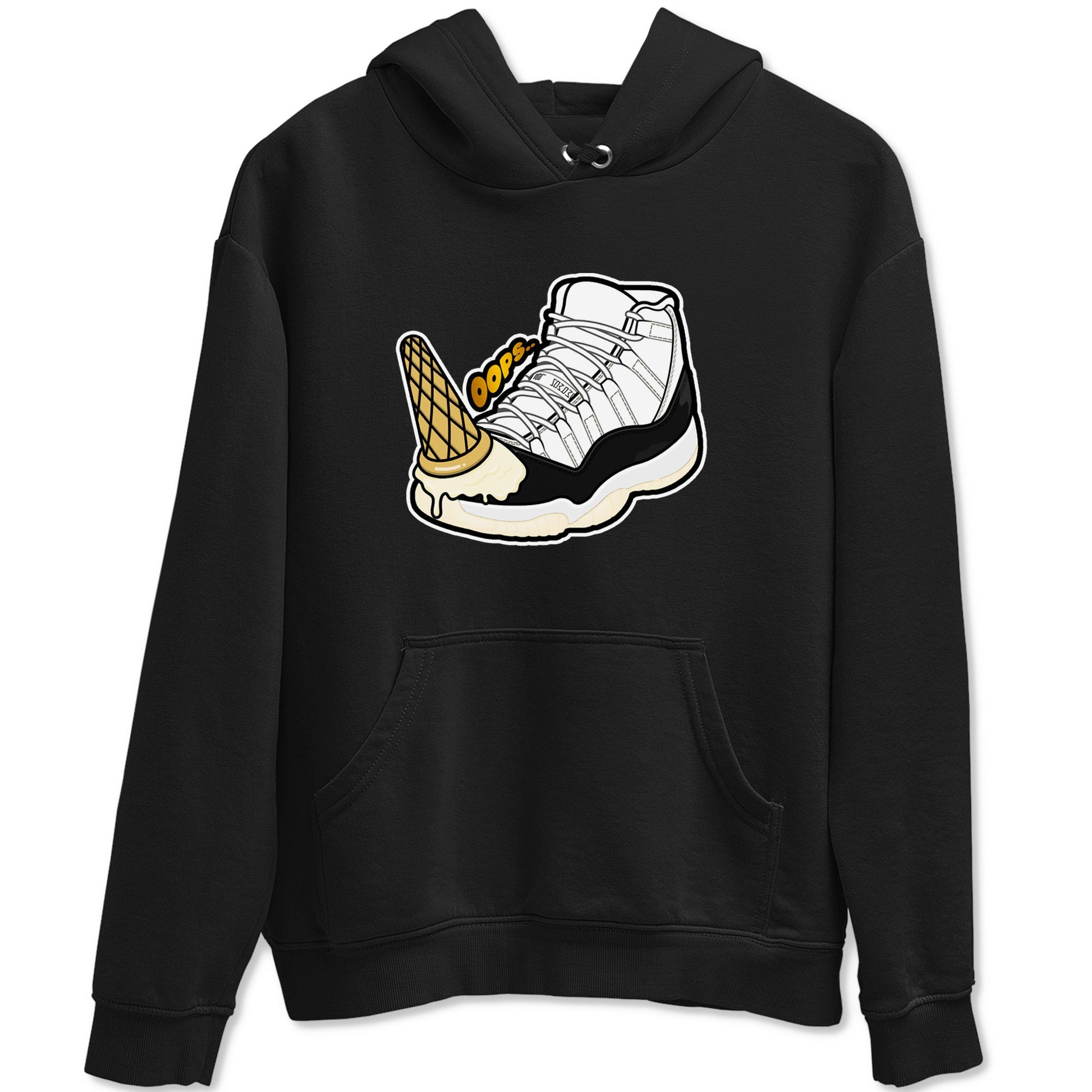 11s Gratitude shirt to match jordans Dropped Ice Cream sneaker tees Air Jordan 11 Gratitude SNRT Sneaker Release Tees unisex cotton Black 2 crew neck shirt
