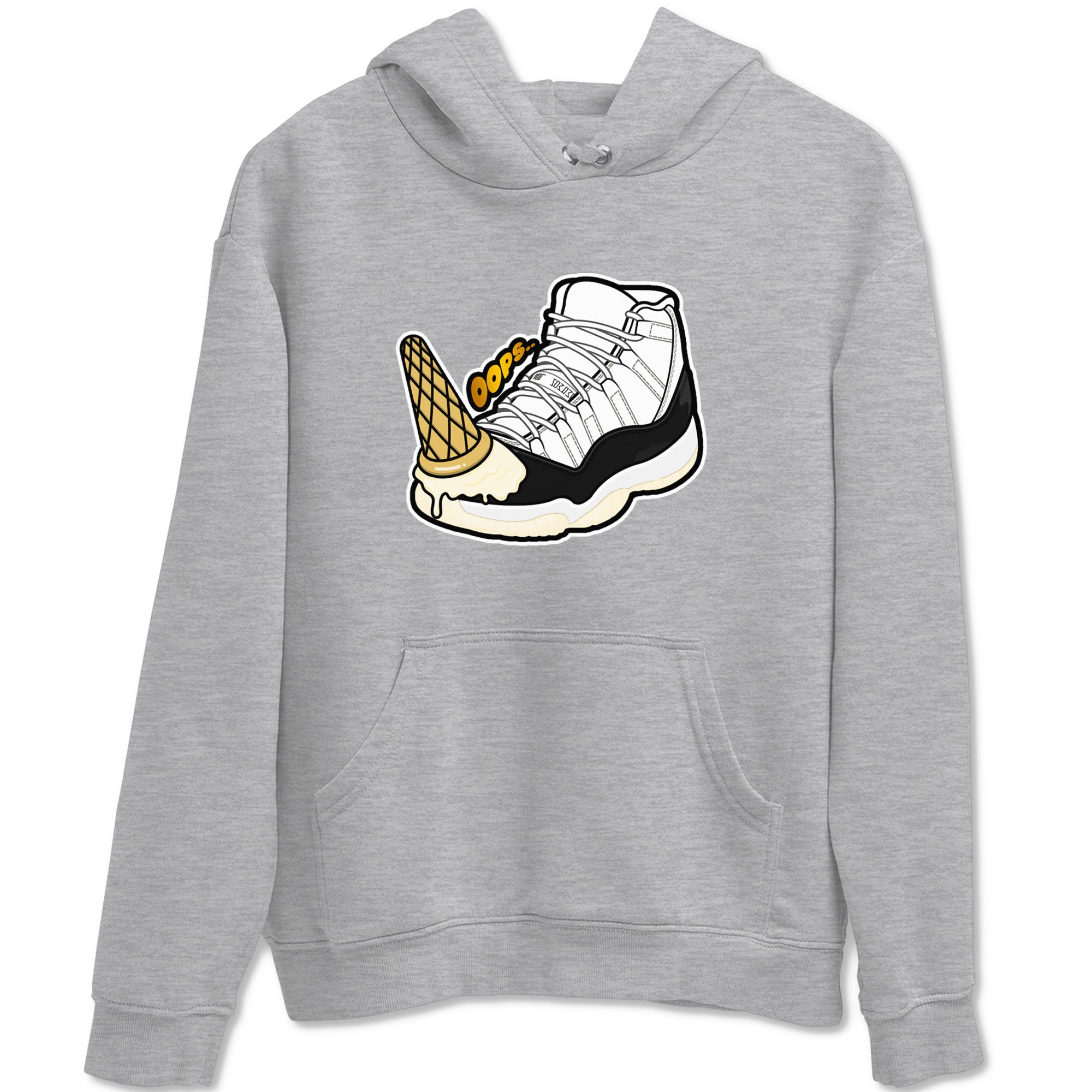 11s Gratitude shirt to match jordans Dropped Ice Cream sneaker tees Air Jordan 11 Gratitude SNRT Sneaker Release Tees unisex cotton Heather Grey 2 crew neck shirt