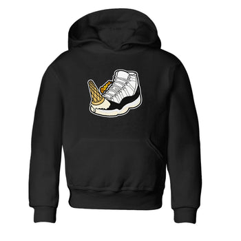 11s Gratitude shirt to match jordans Dropped Ice Cream sneaker tees Air Jordan 11 Gratitude SNRT sneaker release tees baby toddler Black 2 cotton Shirt