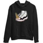 Air Jordan 11 Neapolitan shirt to match jordans Dropped Ice Cream sneaker tees AJ11 Neapolitan SNRT Sneaker Release Tees Unisex Black 2 T-Shirt