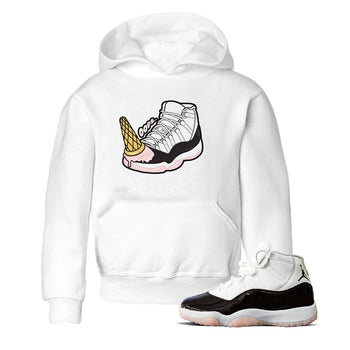 Air Jordan 11 Neapolitan shirt to match jordans Dropped Ice Cream sneaker tees AJ11 Neapolitan SNRT Sneaker Release Tees Baby Toddler White 1 T-Shirt