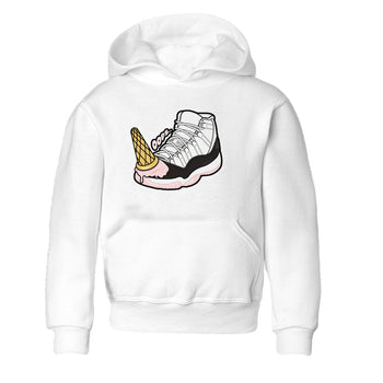 Air Jordan 11 Neapolitan shirt to match jordans Dropped Ice Cream sneaker tees AJ11 Neapolitan SNRT Sneaker Release Tees Baby Toddler White 2 T-Shirt