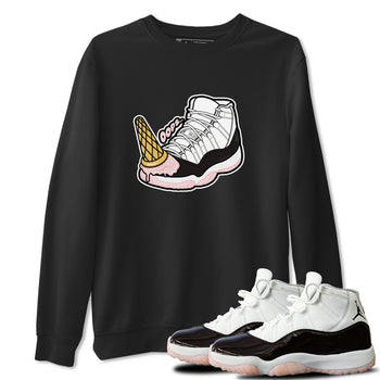 Air Jordan 11 Neapolitan shirt to match jordans Dropped Ice Cream sneaker tees AJ11 Neapolitan SNRT Sneaker Release Tees Unisex Black 1 T-Shirt
