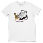 Air Jordan 11 Neapolitan shirt to match jordans Dropped Ice Cream sneaker tees AJ11 Neapolitan SNRT Sneaker Release Tees Unisex White 2 T-Shirt