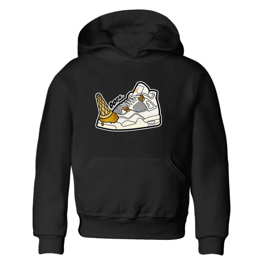 4s Sail shirt to match jordans Dropped Ice Cream sneaker tees Air Jordan 4 Sail SNRT sneaker release tees baby toddler Black 2 cotton Shirt