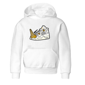 4s Sail shirt to match jordans Dropped Ice Cream sneaker tees Air Jordan 4 Sail SNRT sneaker release tees baby toddler White 2 cotton Shirt