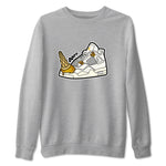 4s Sail shirt to match jordans Dropped Ice Cream sneaker tees Air Jordan 4 Sail SNRT Sneaker Release Tees unisex cotton Heather Grey 2 crew neck shirt