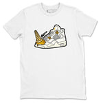 4s Sail shirt to match jordans Dropped Ice Cream sneaker tees Air Jordan 4 Sail SNRT Sneaker Release Tees unisex cotton White 2 crew neck shirt