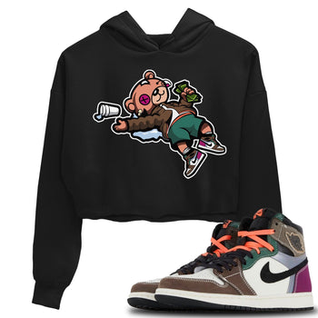 Jordan 1 Hand Crafted Sneaker Match Tees Drunk Teddy Bear Sneaker Tees Jordan 1 Hand Crafted Sneaker Release Tees Women's Shirts