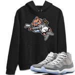 Jordan 11 Cool Grey Sneaker Match Tees Drunk Teddy Bear Sneaker Tees Jordan 11 Cool Grey Sneaker Release Tees Unisex Shirts