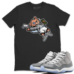 Jordan 11 Cool Grey Sneaker Match Tees Drunk Teddy Bear Sneaker Tees Jordan 11 Cool Grey Sneaker Release Tees Unisex Shirts