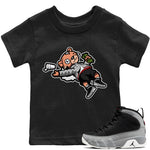 Jordan 9 Particle Grey Sneaker Match Tees Drunk Teddy Bear Sneaker Tees Jordan 9 Particle Grey Sneaker Release Tees Kids Shirts