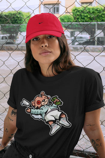 Yeezy 350 Blue Tint Sneaker Match Tees Drunk Teddy Bear Sneaker Tees Yeezy 350 Blue Tint Sneaker Release Tees Unisex Shirts