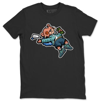 Yeezy 700 Faded Azure Sneaker Match Tees Drunk Teddy Bear Sneaker Tees Yeezy 700 Faded Azure Sneaker Release Tees Unisex Shirts