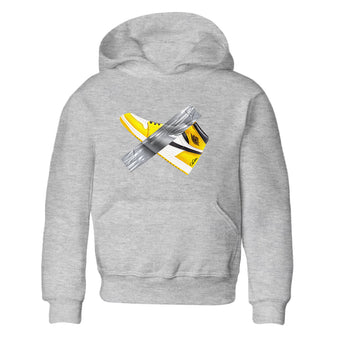 Air Jordan 1 Yellow Ochre shirt to match jordans Duct Tape sneaker tees AJ1 Yellow Ochre SNRT sneaker release tees baby toddler Heather Grey 2 cotton Shirt