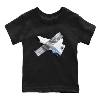Air Jordan 13 Blue Grey shirt to match jordans Duct Tape sneaker tees AJ13 Blue Grey SNRT sneaker release tees baby toddler Black 2 cotton Shirt