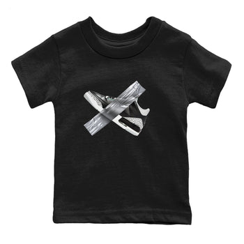 3s Green Glow shirt to match jordans Duct Tape sneaker tees Air Jordan 3 Green Glow SNRT sneaker release tees baby toddler Black 2 cotton Shirt