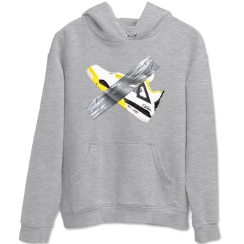 AJ4 Vivid Sulfur shirt to match jordans Duct Tape sneaker tees Air Jordan 4 Vivid Sulfur SNRT Sneaker Release Tees unisex cotton Heather Grey 2 crew neck shirt