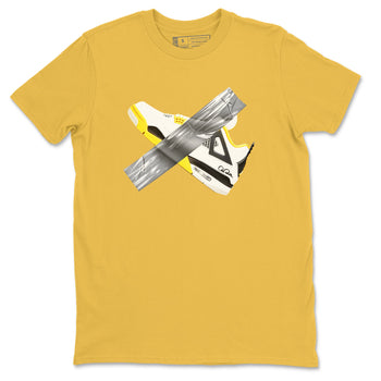 AJ4 Vivid Sulfur shirt to match jordans Duct Tape sneaker tees Air Jordan 4 Vivid Sulfur SNRT Sneaker Release Tees unisex cotton Daisy 2 crew neck shirt