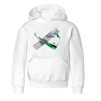 Air Jordan 5 Lucky Green shirt to match jordans Duct Tape sneaker tees AJ5 Lucky Green SNRT sneaker release tees baby toddler White 2 cotton Shirt