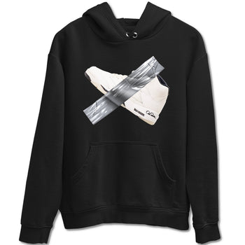 5s Sail shirt to match jordans Duct Tape sneaker tees Air Jordan 5 Sail SNRT Sneaker Release Tees unisex cotton Black 2 crew neck shirt