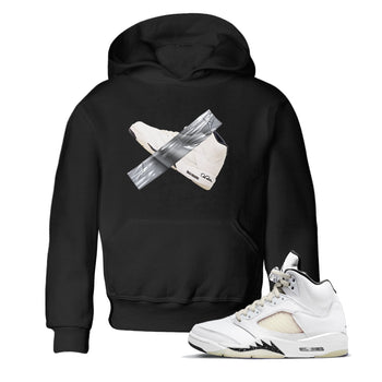 5s Sail shirt to match jordans Duct Tape sneaker tees Air Jordan 5 Sail SNRT sneaker release tees baby toddler Black 1 cotton Shirt
