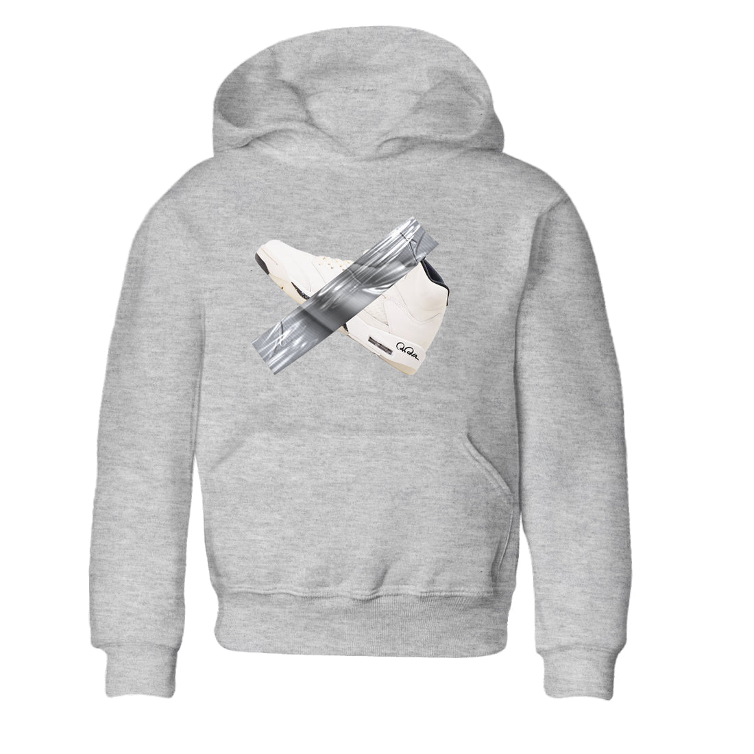 5s Sail shirt to match jordans Duct Tape sneaker tees Air Jordan 5 Sail SNRT sneaker release tees baby toddler Heather Grey 2 cotton Shirt