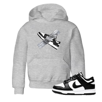 Dunk Panda shirt to match jordans Duct Tape sneaker tees Dunk Panda SNRT sneaker release tees baby toddler Heather Grey 1 cotton Shirt