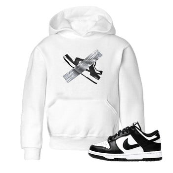 Dunk Panda shirt to match jordans Duct Tape sneaker tees Dunk Panda SNRT sneaker release tees baby toddler White 1 cotton Shirt