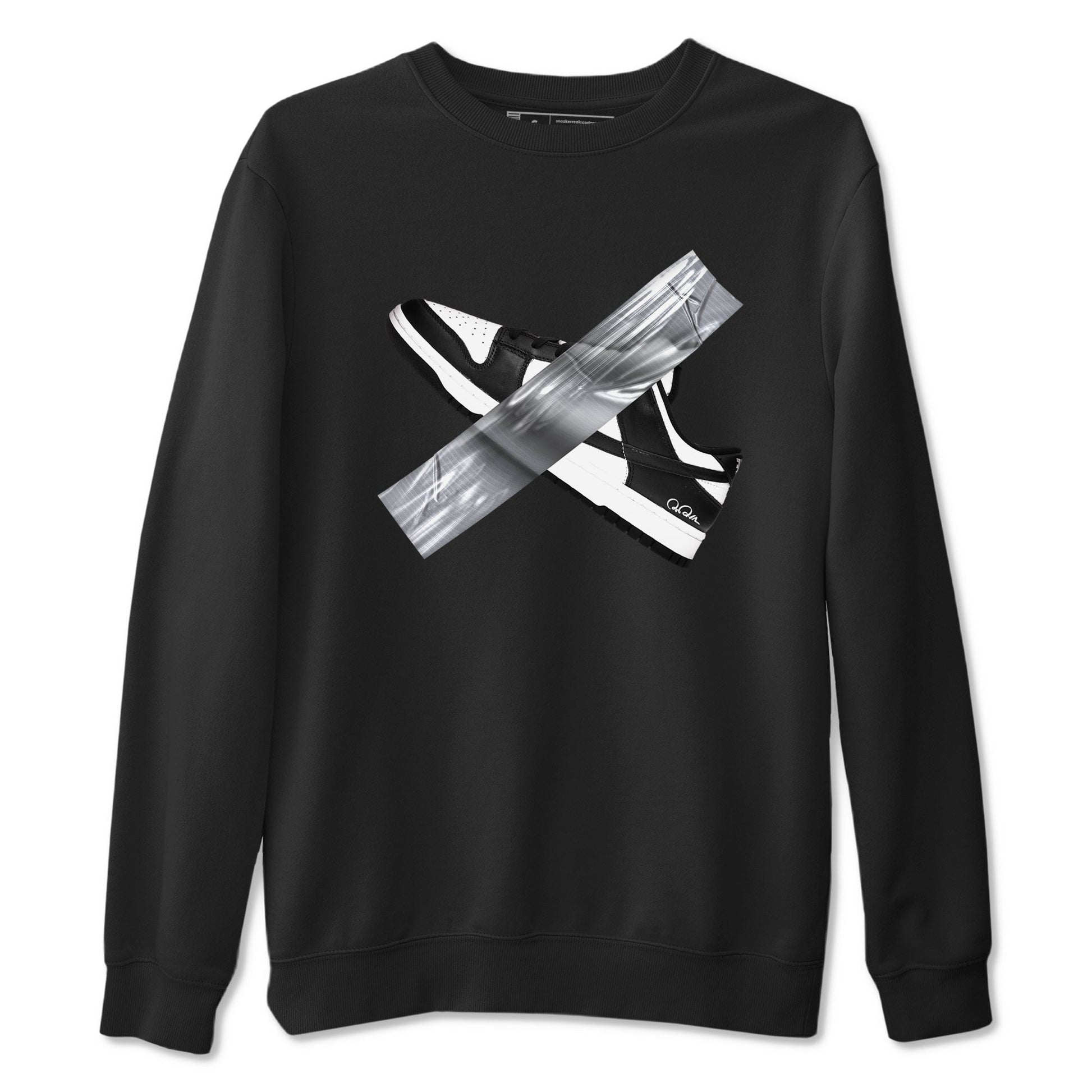 Dunk Panda shirt to match jordans Duct Tape sneaker tees Dunk Panda SNRT Sneaker Release Tees unisex cotton Black 2 crew neck shirt