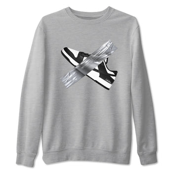 Dunk Panda shirt to match jordans Duct Tape sneaker tees Dunk Panda SNRT Sneaker Release Tees unisex cotton Heather Grey 2 crew neck shirt