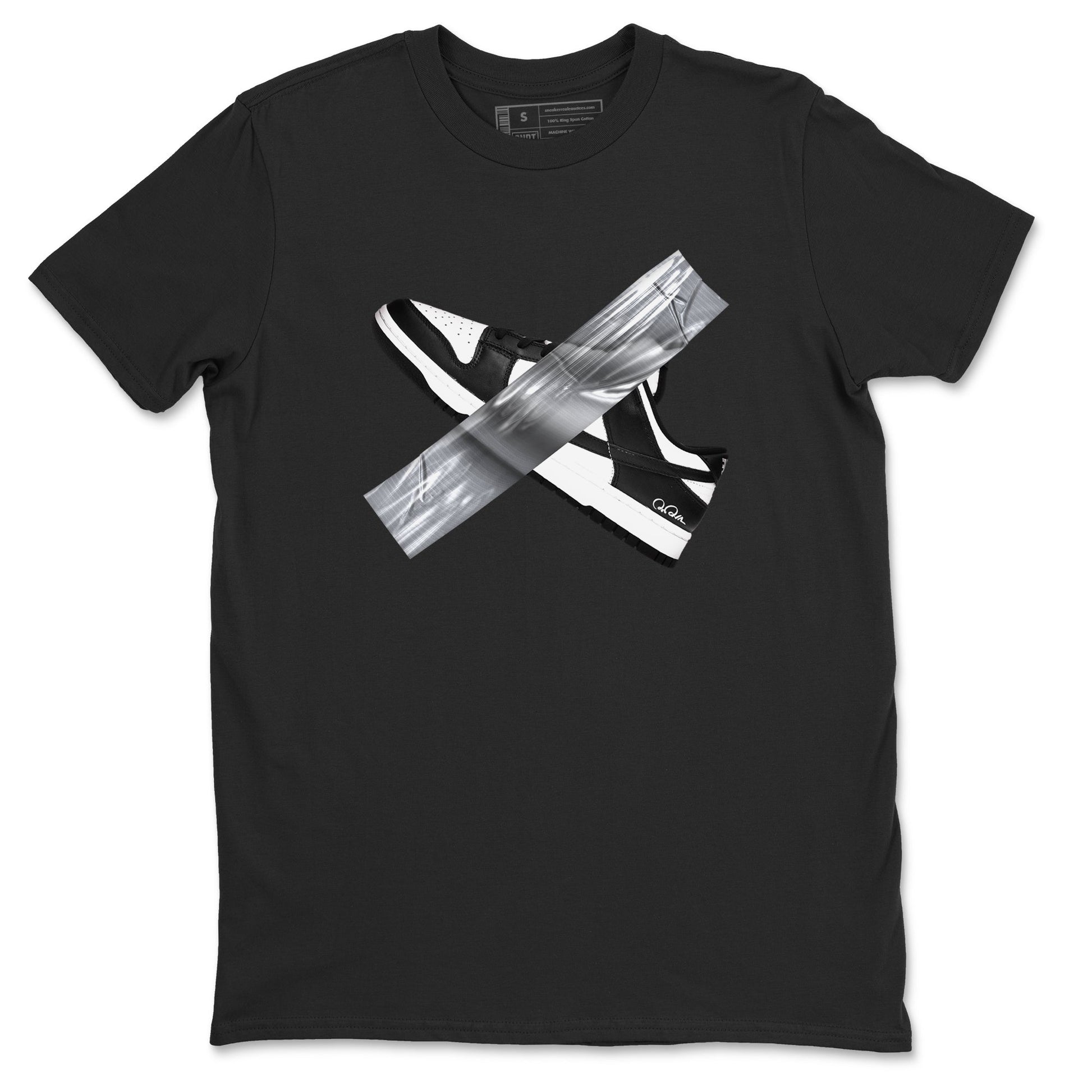 Dunk Panda shirt to match jordans Duct Tape sneaker tees Dunk Panda SNRT Sneaker Release Tees unisex cotton Black 2 crew neck shirt