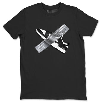 Dunk Panda shirt to match jordans Duct Tape sneaker tees Dunk Panda SNRT Sneaker Release Tees unisex cotton Black 2 crew neck shirt