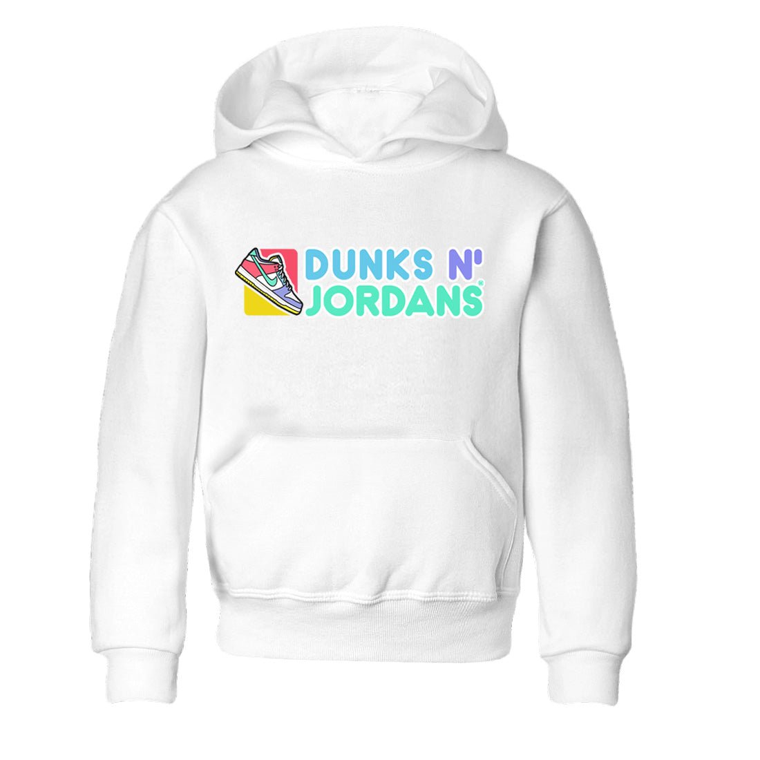Dunk Easter Candy Sneaker Match Tees Dunks N Jordans Sneaker Tees Holiday Easter T-Shirt Sneaker Release Tees Kids Shirts White 2