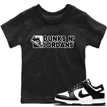 Dunk Panda Sneaker Match Tees Dunks N Jordans Sneaker Tees Dunk Panda Sneaker Release Tees Kids Shirts