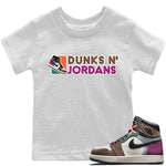 Jordan 1 Hand Crafted Sneaker Match Tees Dunks N Jordans Sneaker Tees Jordan 1 Hand Crafted Sneaker Release Tees Kids Shirts