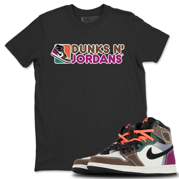 Jordan 1 Hand Crafted Sneaker Match Tees Dunks N Jordans Sneaker Tees Jordan 1 Hand Crafted Sneaker Release Tees Unisex Shirts