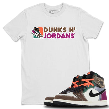 Jordan 1 Hand Crafted Sneaker Match Tees Dunks N Jordans Sneaker Tees Jordan 1 Hand Crafted Sneaker Release Tees Unisex Shirts