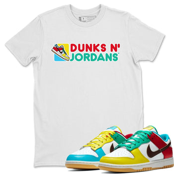Dunk Free 99 White Sneaker Match Tees Dunks N Jordans Sneaker Tees Dunk Free 99 White Sneaker Release Tees Unisex Shirts