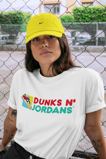Dunk Free 99 White Sneaker Match Tees Dunks N Jordans Sneaker Tees Dunk Free 99 White Sneaker Release Tees Unisex Shirts
