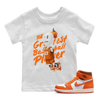 Air Jordan 1 Starfish shirt to match jordans Dunkshot Boy sneaker tees AJ1Starfish SNRT Sneaker Release Tees Baby Toddler White 1 T-Shirt Halloween Custumes