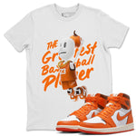 Air Jordan 1 Starfish shirt to match jordans Dunkshot Boy sneaker tees AJ1Starfish SNRT Sneaker Release Tees Unisex White 1 T-Shirt Halloween Custumes