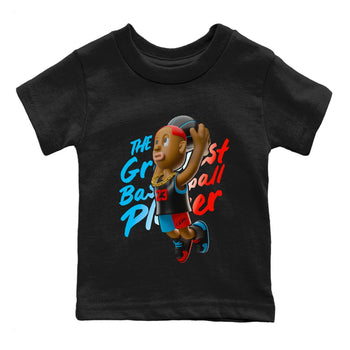 Air Jordan 1 UNC to Chicago Sneaker Match Tees Dunkshot Boy Sneaker Tees AJ1 UNC to Chicago Sneaker Release Tees Kids Shirts Black 2
