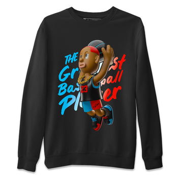 Air Jordan 1 UNC to Chicago Sneaker Match Tees Dunkshot Boy Sneaker Tees AJ1 UNC to Chicago Sneaker Release Tees Unisex Shirts Black 2